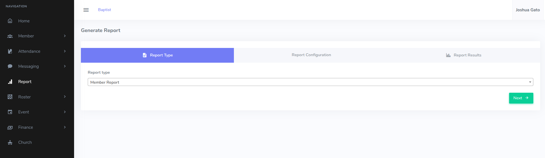 Add Report Type Form